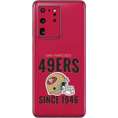 NFL San Francisco 49ers Helmet Galaxy S20 Ultra 5G Skin